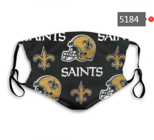 NFL New Orleans Saints #3 Dust mask with filter->nfl dust mask->Sports Accessory